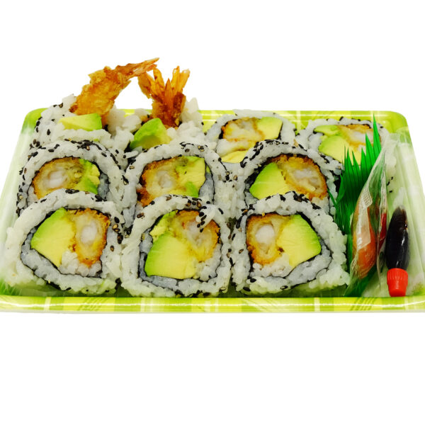 Uramaki- Tempura Prawn